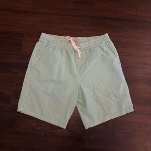 J. Crew Men’s Green Seersucker Swim Trunks Size Medium